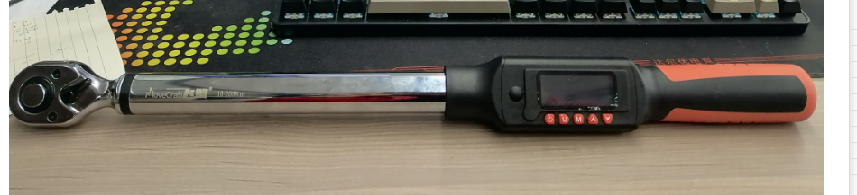 Bluetooth digital display wrench