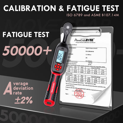 MOVECRAB 40Pcs Bike Digital Torque Wrench Set