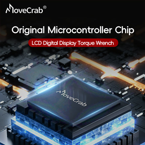 MOVECRAB Digital Torque Wrench，2% Accuracy, Buzzer and LED Flash Notification