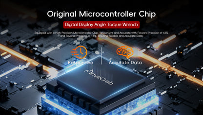 Angle digital wrench,Dual measurement of angle and torque