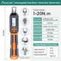Interchangeable Head Digital Torque Wrench with LED Display - Precision Adjustable Torque Tool for Automotive & Industrial Use