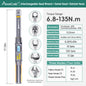 Interchangeable Head Digital Torque Wrench with LED Display - Precision Adjustable Torque Tool for Automotive & Industrial Use