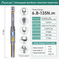Interchangeable Head Digital Torque Wrench with LED Display - Precision Adjustable Torque Tool for Automotive & Industrial Use